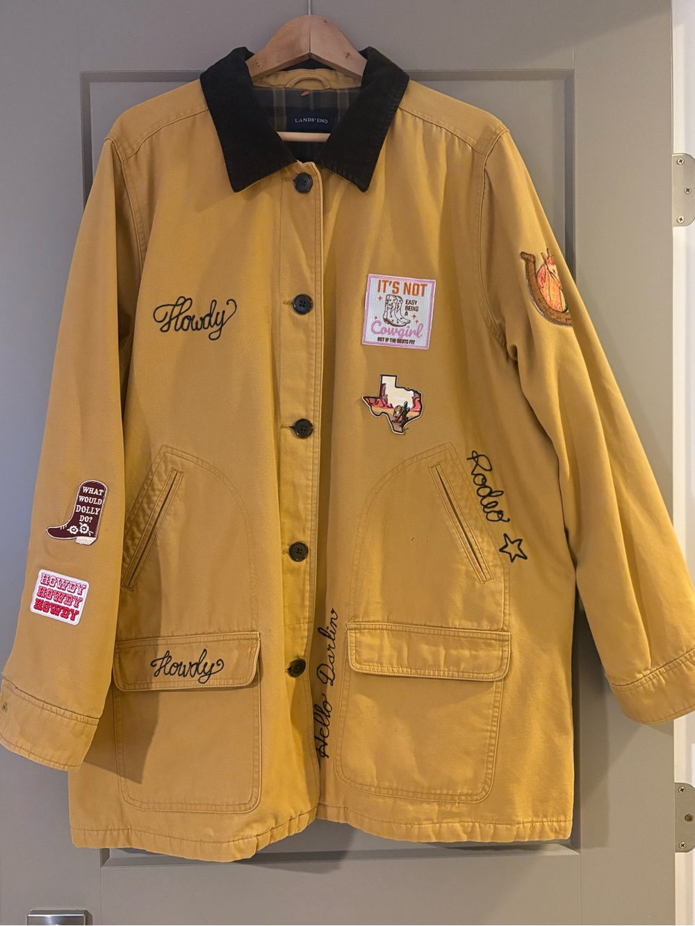 Upcycled Lands End Barn Jacket